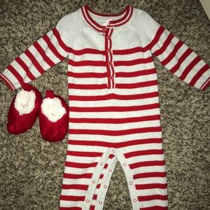Candy Cane one Piece Suit